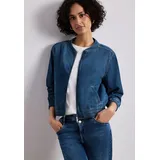 STREET ONE Damen, Blouson im Denim-Look mit Zipper | 40