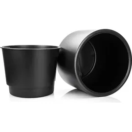 BigDean Blumentopf Style Ø 40 cm Anthrazit