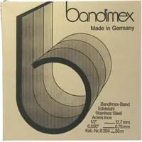 elc construction électronique bandimex Stahlband V2A, 9,5mm-3/8", L 30m