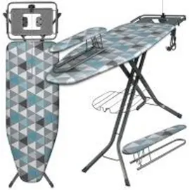 Brabantia Bügeltisch D 135x45 cm mit hitzebeständiger Parkzone Titan Oval (345647)