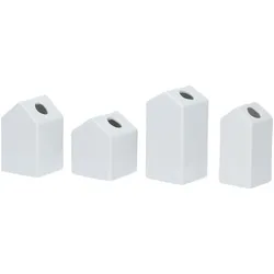 räder Zuhause Gartenhäuschen 4er Set Porzellan Minivase Häuser