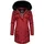 Navahoo Parka Tiniis blutrot / schwarz M