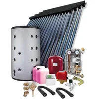 Sunex Solaranlage Paket HP30 19,56m2 Vakuumröhrenkollektor Frischwasserspeicher 1000l