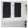vidaXL Verdunkelungsvorhänge 2 pcs Schwarz 140 x 140 cm