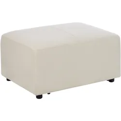 Ottomane KOHLO Stoff Hellbeige