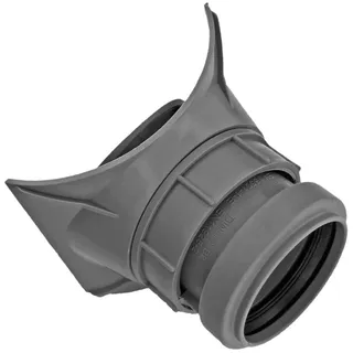 HT Anschraub Abzweig mit Dichtung an Rohr Außendurchmesser 110mm 11cm DN110 DN100 auf Abzweig mit Dichtung zum Einstecken für Rohraußendurchmesser 50mm 5cm DN50 Abfluss Leitung Abwasser Abgang