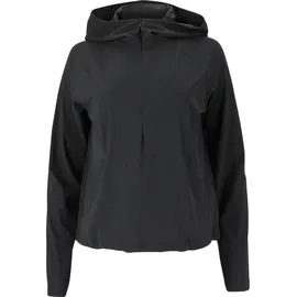 ATHLECIA Laufjacke "Amis", Damen, Gr. 40, schwarz, 79% Polyamid, 21% Elasthan, unifarben, normal, ohne Ausschnitt, Jacken, in dehnbarer und bequemer Qualität