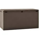 furnicato Gartenbox 114 x 47 x 60 cm Braun