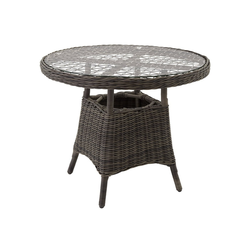 tectake Gartentisch Gartentisch (1-St) grau