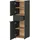 KADIMA DESIGN Avis Badkommode 34 x 111 x 34 cm Anthrazit-Beige