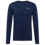 Pepe Jeans Herren Longsleeve blau Slim Fit, blau, Herbst/Winter 2025/2026