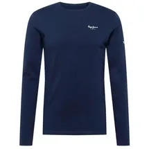 Pepe Jeans Herren Longsleeve blau Slim Fit, blau, Herbst/Winter 2025/2026