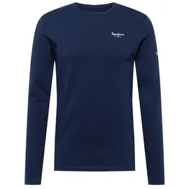 Pepe Jeans Herren Longsleeve blau Slim Fit, blau, Herbst/Winter 2025/2026