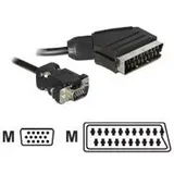 Delock Videokabel - Scart Ausgang - VGA Eingang 2m (65028)