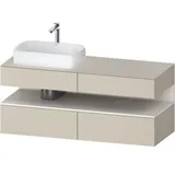 Duravit QA4765084830000 QTG KWTU WH Ek. 1400x550x600 Tp. Smt