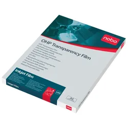 Nobo Overheadprojektor-Folie für Inkjetdrucker DIN A4 PPVE=50 Stück