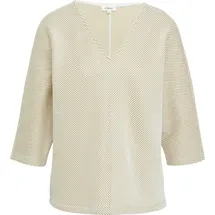 s.Oliver Shirt mit Strukturstreifen und Fledermausärmeln braun 42