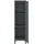 [en.casa] Einzelspind Kurikka 137 x 38 x 38 cm Dunkelgrau