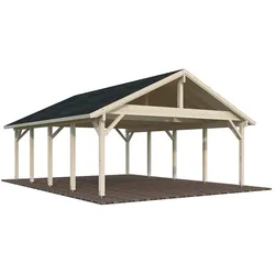 Palmako Carport Robert 40,6 m2 - naturbelassen