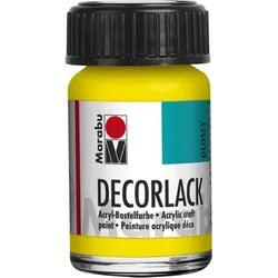 Marabu 113039019 Marabu Decorlack Acryl Gelb 019, 15 ml