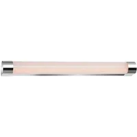 Briloner LED-Wandleuchte QUINTIN, Chromfarben - Weiß - Kunststoff -