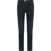 Mustang Oregon Slim fit Jeans in dunkelblau mit Used-Effekten-W32 / L34