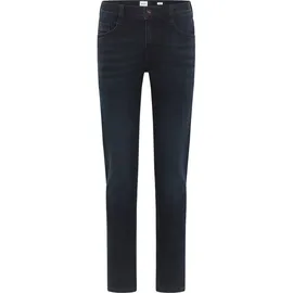 Mustang Oregon Slim fit Jeans in dunkelblau mit Used-Effekten-W32 / L34