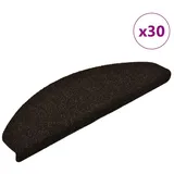 vidaXL Stufenmatten Selbstklebend 30 Stk. Dunkelbraun 65x21x4 cm