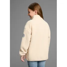KangaROOS Sweatjacke "Fleecejacke, Kuschel-Jacke mit reflektierendem Badge", Mädchen, Gr.