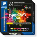 Staedtler pigment brush pen 371 nature colours sortiert, 24er-Set (371 C24)