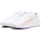 Puma Accelerate Turbo Hallenschuhe Damen 01 - PUMA white/fire orchid/vivid violet/sedate gray 39