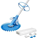Wiltec Automatischer Poolsauger blau