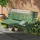 Outsunny Gartenbank 123 x 67 x 79 cm Grün