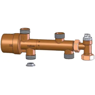 Flamco Meibes PM-Ventil + 3-Wege | Warmwasser-Priorität | Energieeffizienz | DVGW-Zertifizierung | Anti-Kalk-Beschichtung | Zuverlässige Warmwassertemperatur|ME-10240
