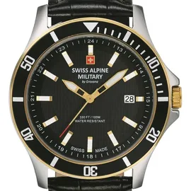 Swiss Alpine Military Herren Armbanduhr Leder 42,0 mm 7022.1547