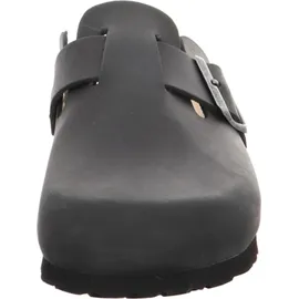 Natural sense Uni Hausschuhe Clog Leder navy 1152936, Schuhgröße:43 EU - Blau - 43