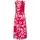 LASCANA Maxikleid Blumenprint Rot/Weiß 34