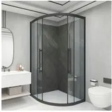 neu.haus [neu.haus] Duschrückwandset Bladel 4er Set 120 x 60 cm Grey Stone