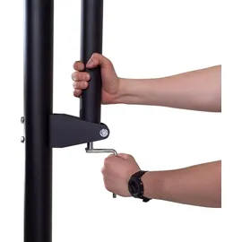 Prosport Basketballkorb Premium Schwarz 230-305 cm