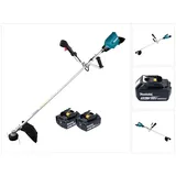 Makita DUR 369 AT2 Akku Freischneider 36 V ( 2x 18 V ) 43 cm Brushless + 2x Akku 5,0 Ah - ohne Ladegerät