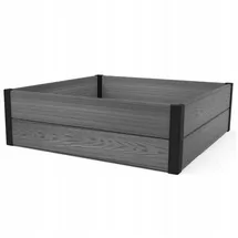 KETER Hochbeet Kräuterbeet Palettenrahmen 106 x 106 x 32 cm Grau