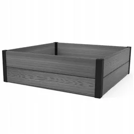 KETER Hochbeet Kräuterbeet Palettenrahmen 106 x 106 x 32 cm Grau