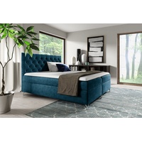 Yourhouse24 Boxspringbett Guliette mit 2 Bettkästen, Doppelbett mit Bonell-Matratze