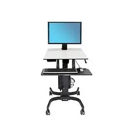 Ergotron WorkFit-C Single LD mobiler Steh-Sitz Arbeitsplatz (24-215-085)