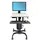 Ergotron WorkFit-C Single LD mobiler Steh-Sitz Arbeitsplatz (24-215-085)