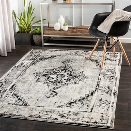 livabliss Teppich LIVABLISS "JAQART", grau, B:150cm H:11mm L:213cm, Kunstfaser, Teppiche, Teppich