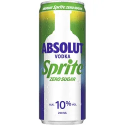 Absolut Vodka Sprite Zero Sugar 0,25L