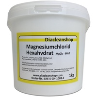 Magnesiumchlorid Hexahydrat 1kg - reinste Pharmaqualität (E511) - Magnesium chloride u.a. zur Herstellung von Magnesiumöl, Magnesium Spray, Magnesium Fußbad & Vollbad