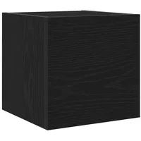 VidaXL TV-Wandschrank Schwarz Eiche 30,5x30x30 cm