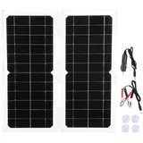20w 12v Tragbares, Faltbares Monokristallines Solarpanel Für Camping, Wandern Und Reisen